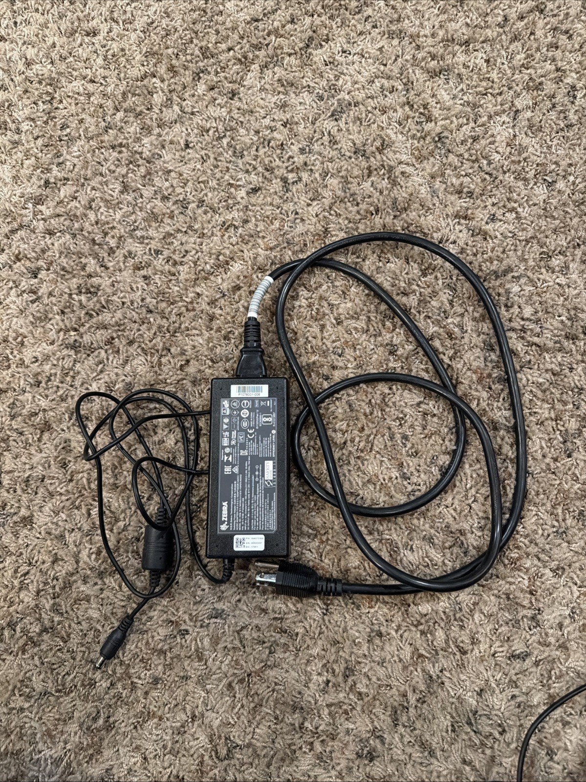 Original Zebra 75W AC Power Adapter FSP075-RAAN2 P1086001-006 Charger 24V 3.12A