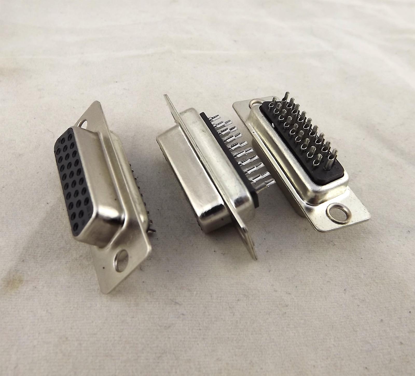 10x D-SUB DB26 26Pin Female 3 Rows Straight Socket Solder Type Adapter Connector