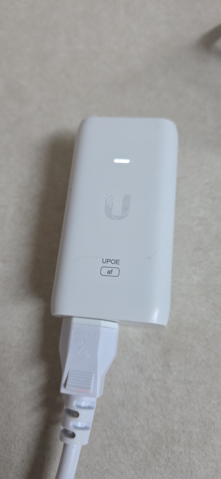 Ubiquiti U-PoE-AF PoE Injector Switching Gigabit Power Supply GP-V480-032G