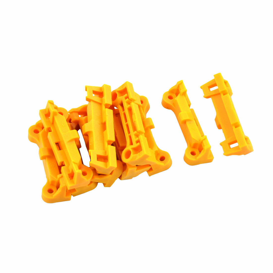 CPU Fan Retainer Bracket Base Parts Yellow 10pcs for AM2 AM3 FM1 FM2 FM2+