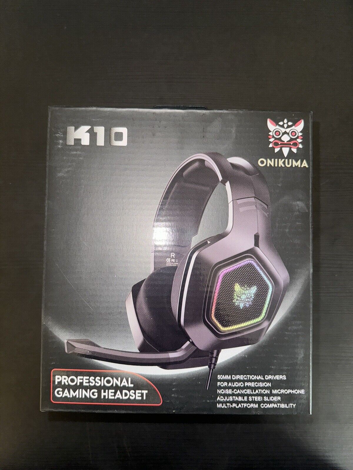 ONIKUMA K10 Pro Gaming Headset with 7.1 Surround Sound for PS4/PS5 Xbox One PC