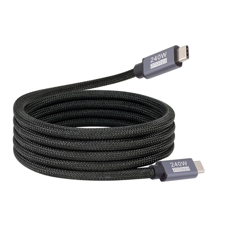 Cablecy USB3.2 Magnetic Cable USB-C 20Gbps 240W 8K 5K 4K USB4.0 Hyper Coiled