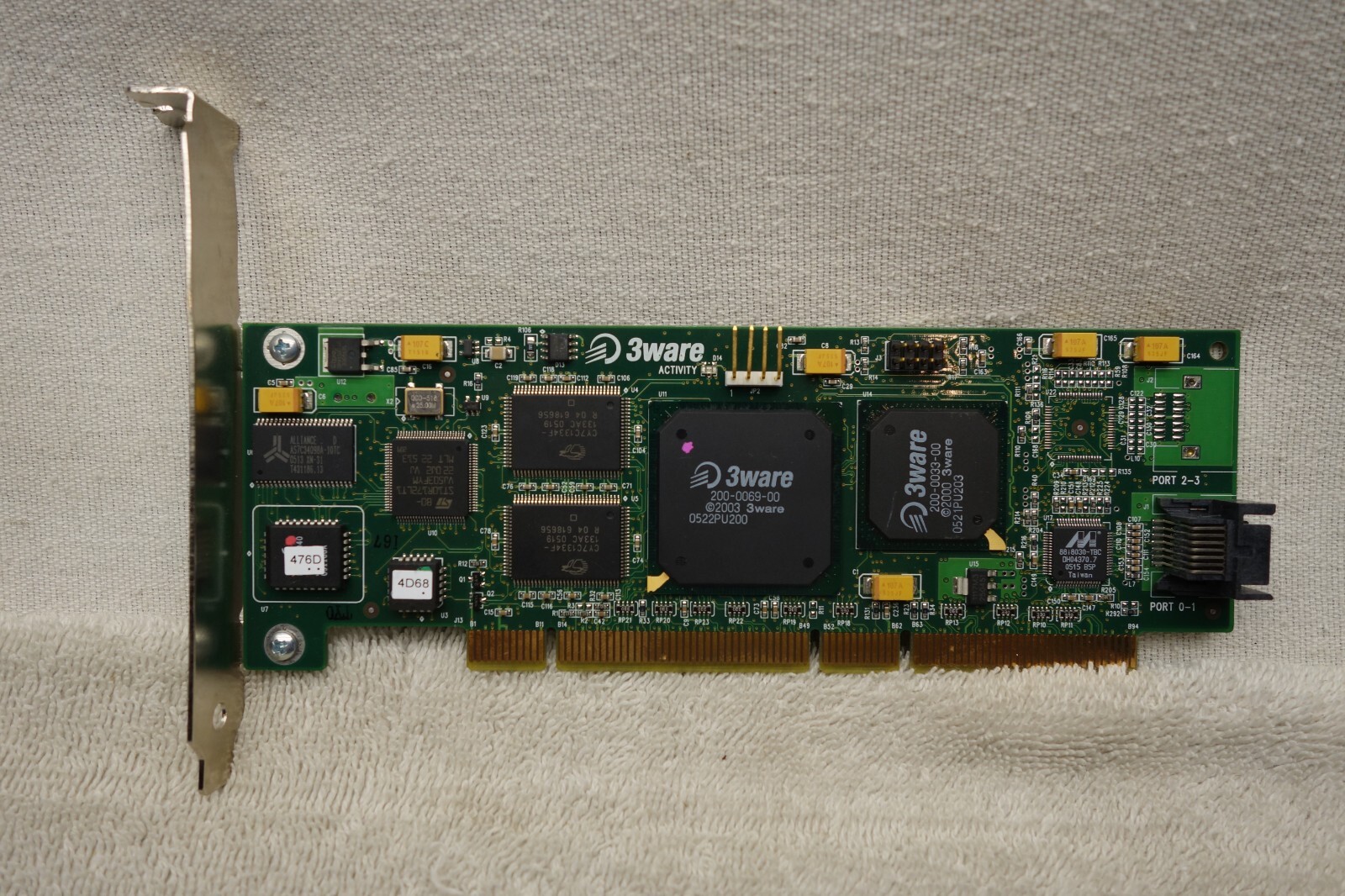 3Ware Escalade 8006-2LP  PCI 64/66MHz Raid Controller Card Working