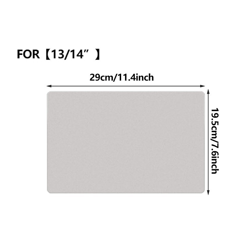 1pc Microfiber Laptop Keyboard Protector & Screen Cleaning Cloth for MacBook Pro