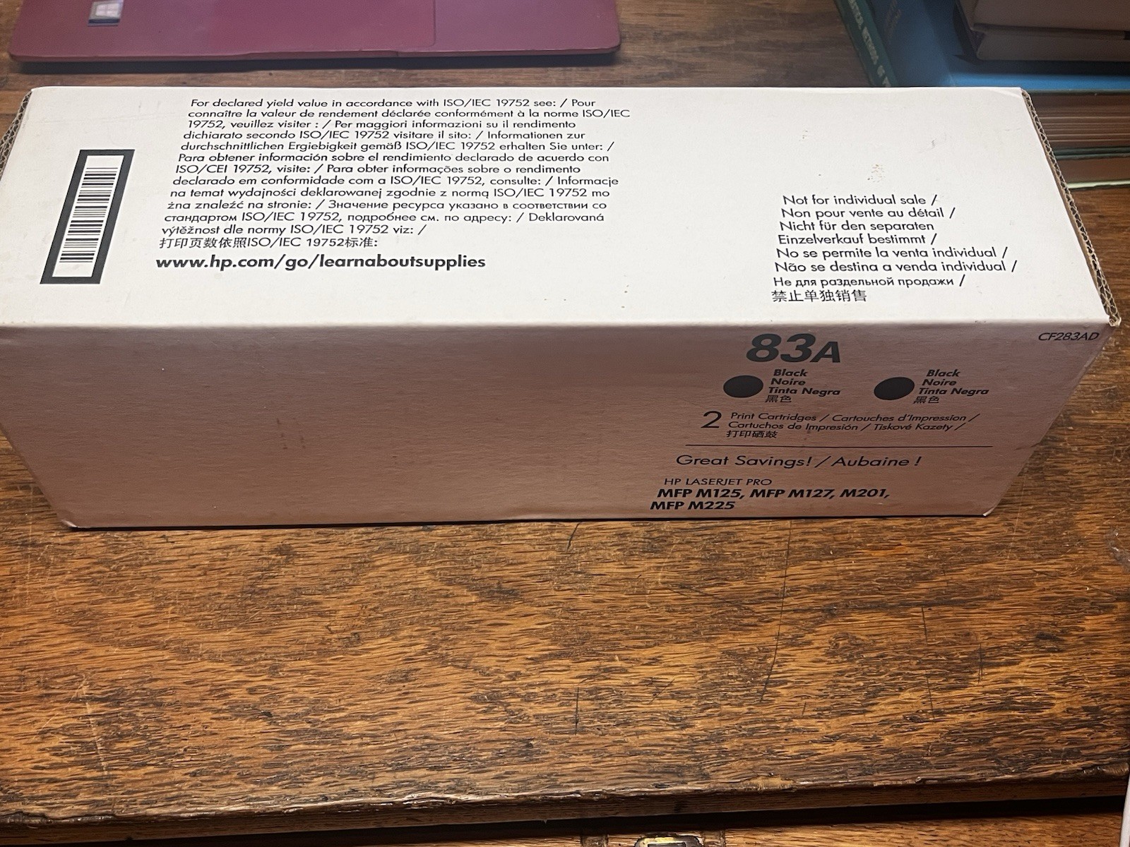 HP 83A Black Toner Ink Cartridge Genuine OEM Original NEW SEALED