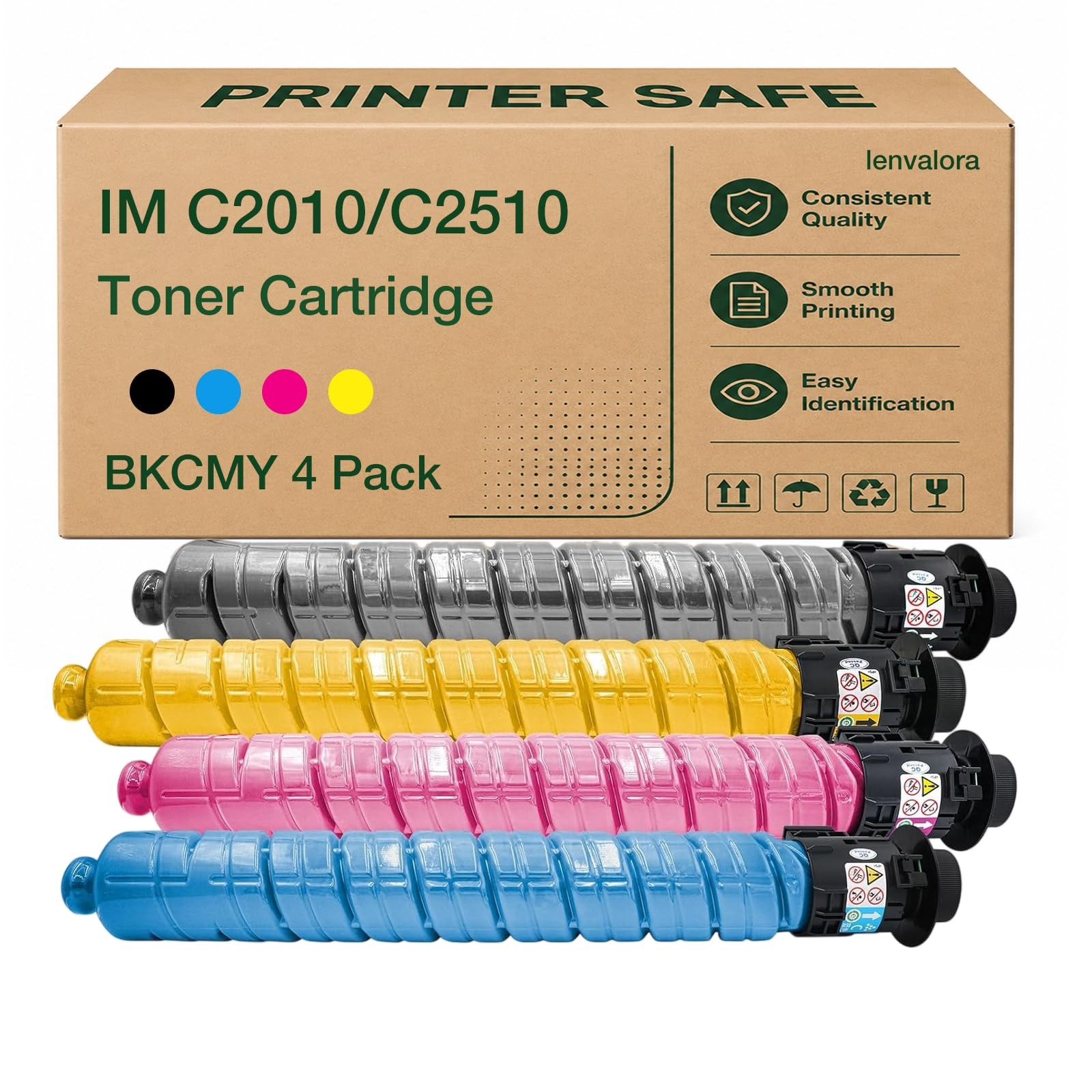 IM C2510 Toner Cartridge Replacement for Ricoh 842554 842555 842556 842557
