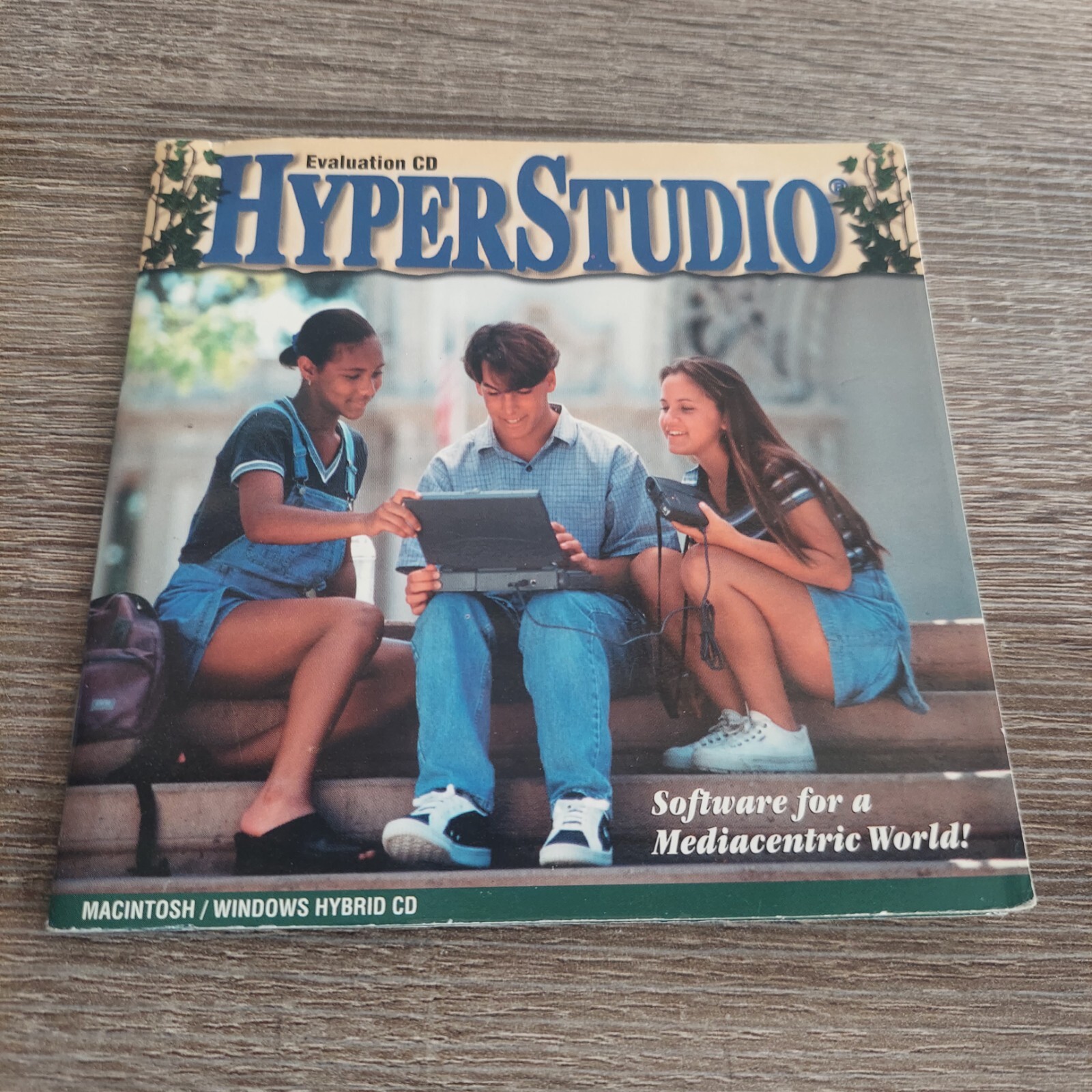 Evaluation CD Hyperstudio Multimedia by Roger Wagner (1993-1998, CD-ROM) Win Mac