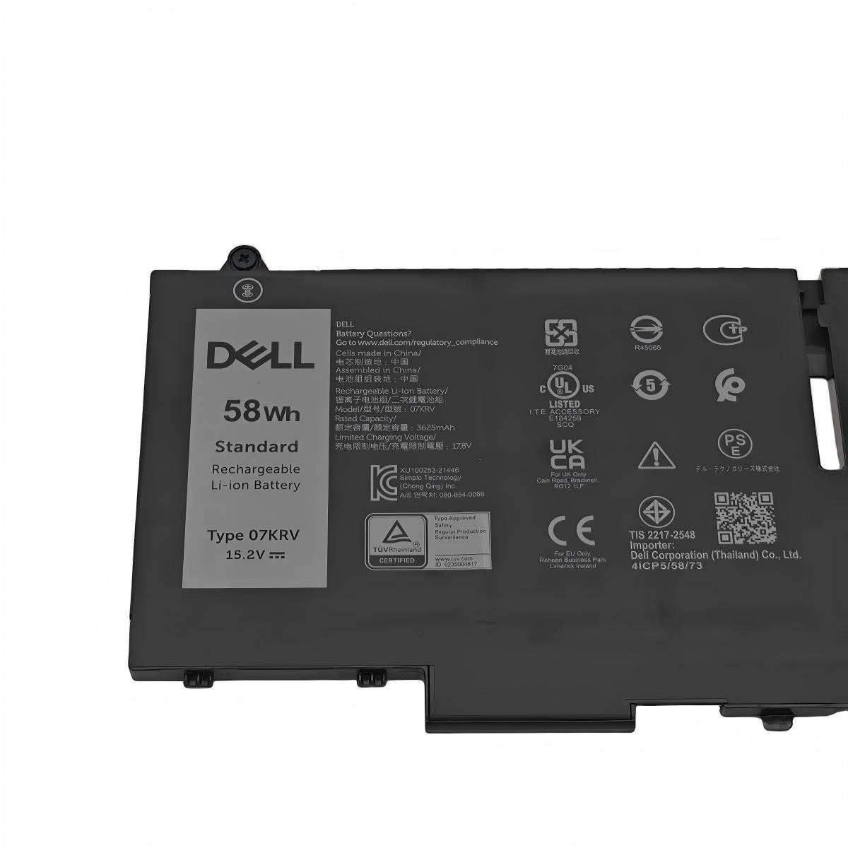 Genuine 07KRV Battery Dell Latitude 5330 7330 7430 7530 Precision 3570 FK0VR OEM