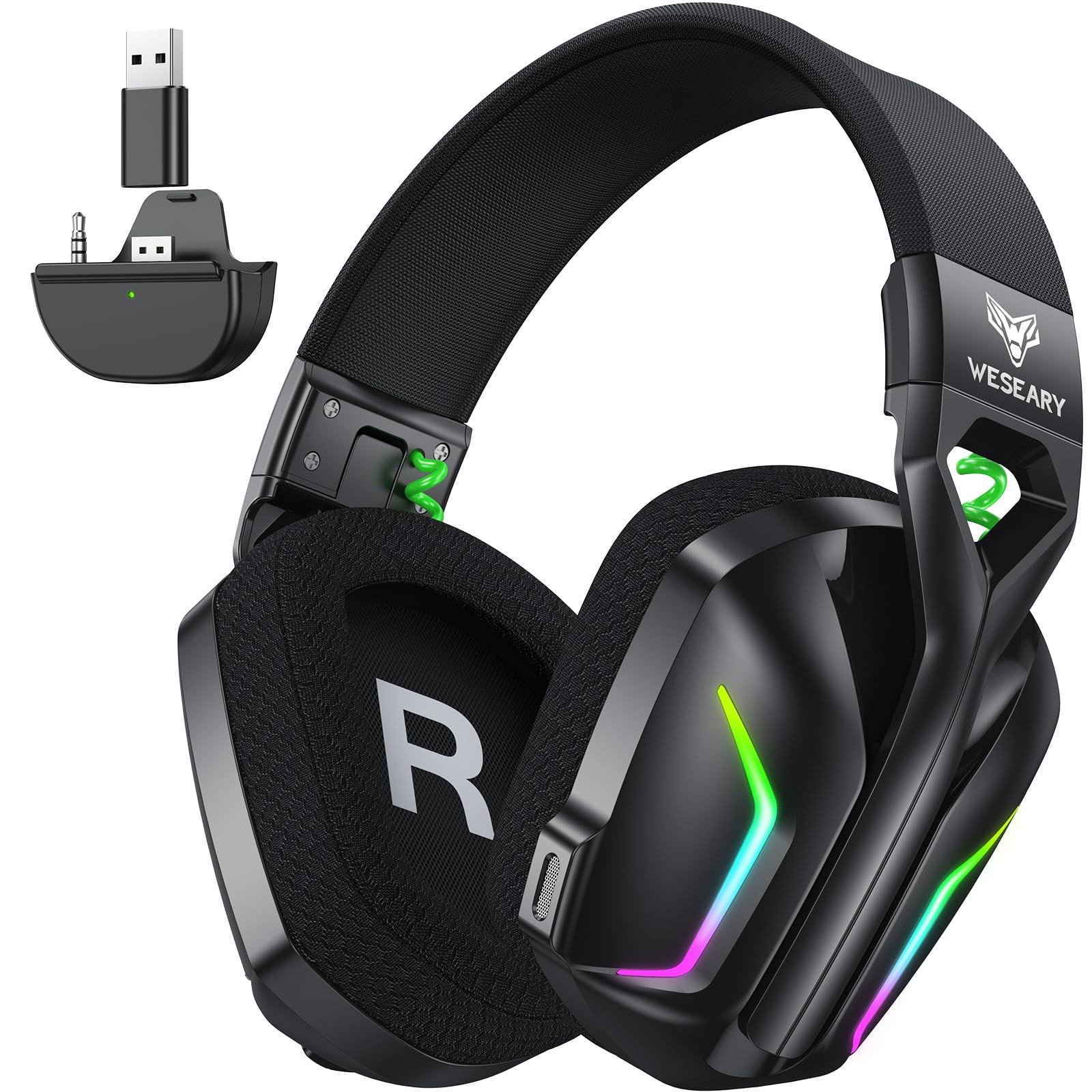 WESEARY Wireless Gaming Headset For Xbox Series XS, Latency-80Hr WG1