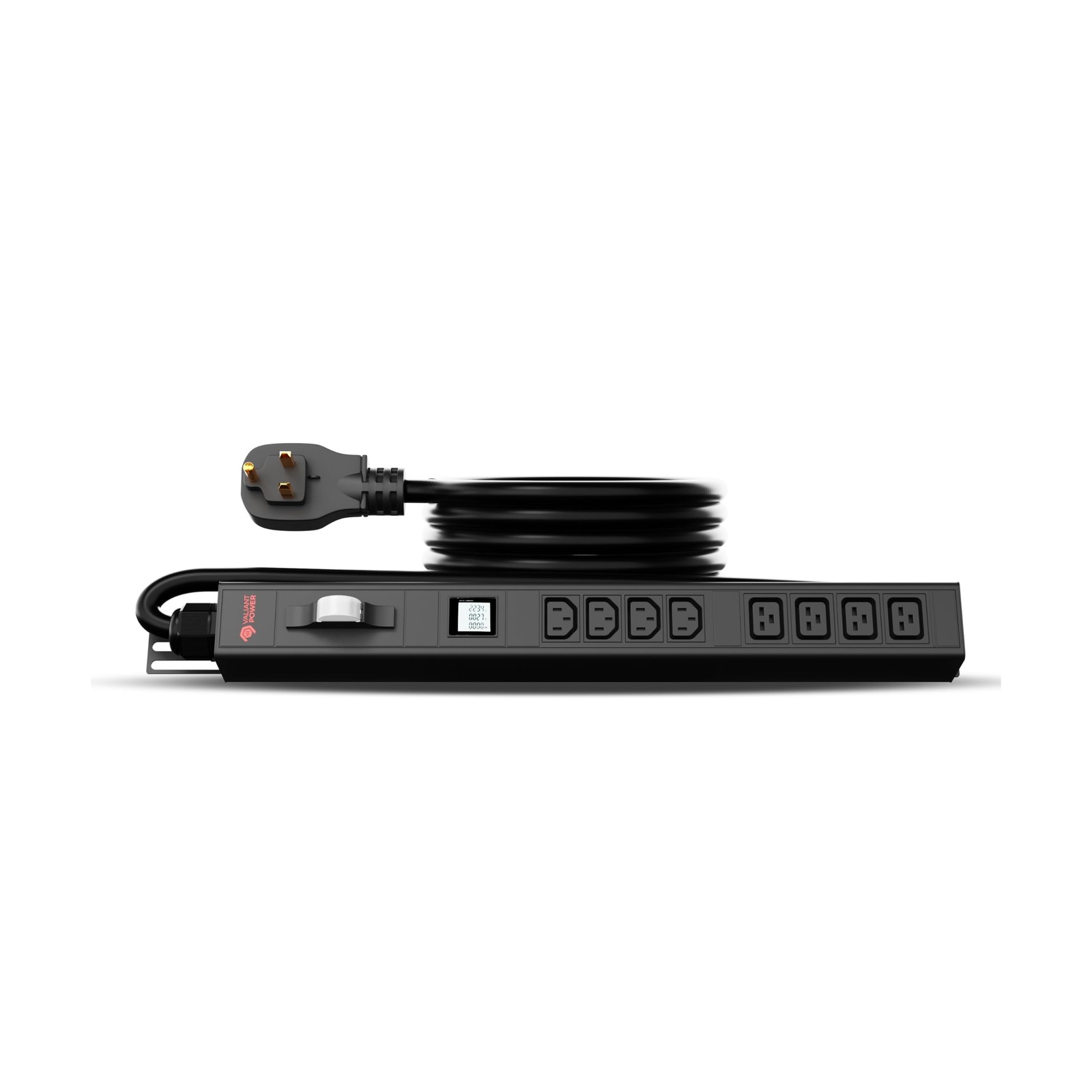 Surge Protection, Metered, Rack Mount PDU, Basic 220v/50a, L6-50P Input, (4-C...
