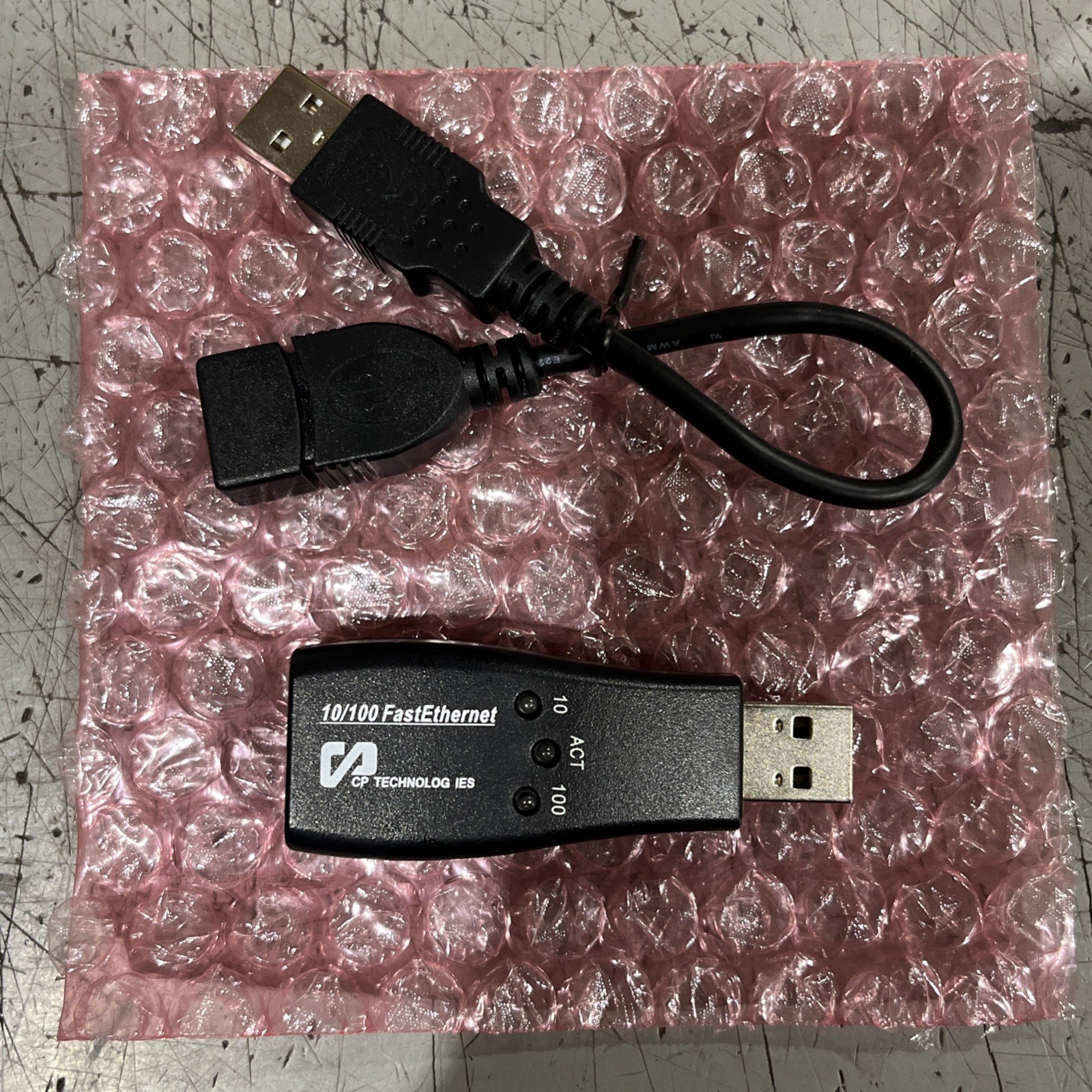 🔥CP TECHNOLOGIES 10/100 Fast Ethernet Adapter CP-USB-RJ45M, New 🇺🇸