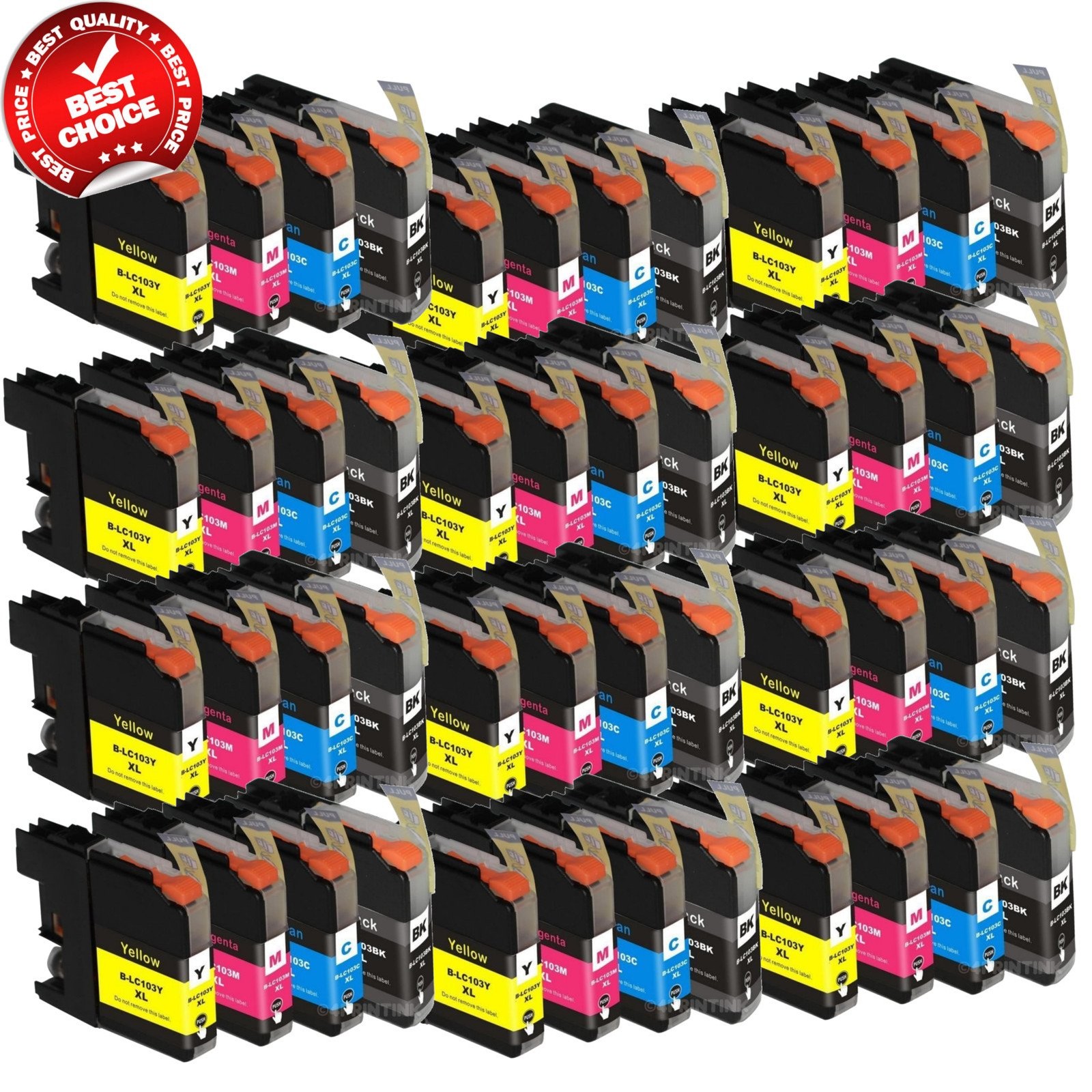 48 PK LC103XL LC-103 Ink Cartridge Fits For MFC-J470DW MFC-J475DW MFC-J870DW