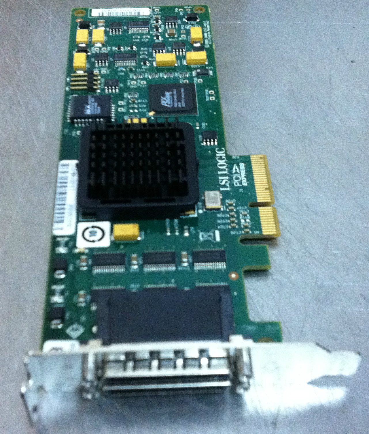 LSI Logic LSI22320SE PCI-E Ultra320 SCSI Dual-Channel LP Host Bus Adapter 