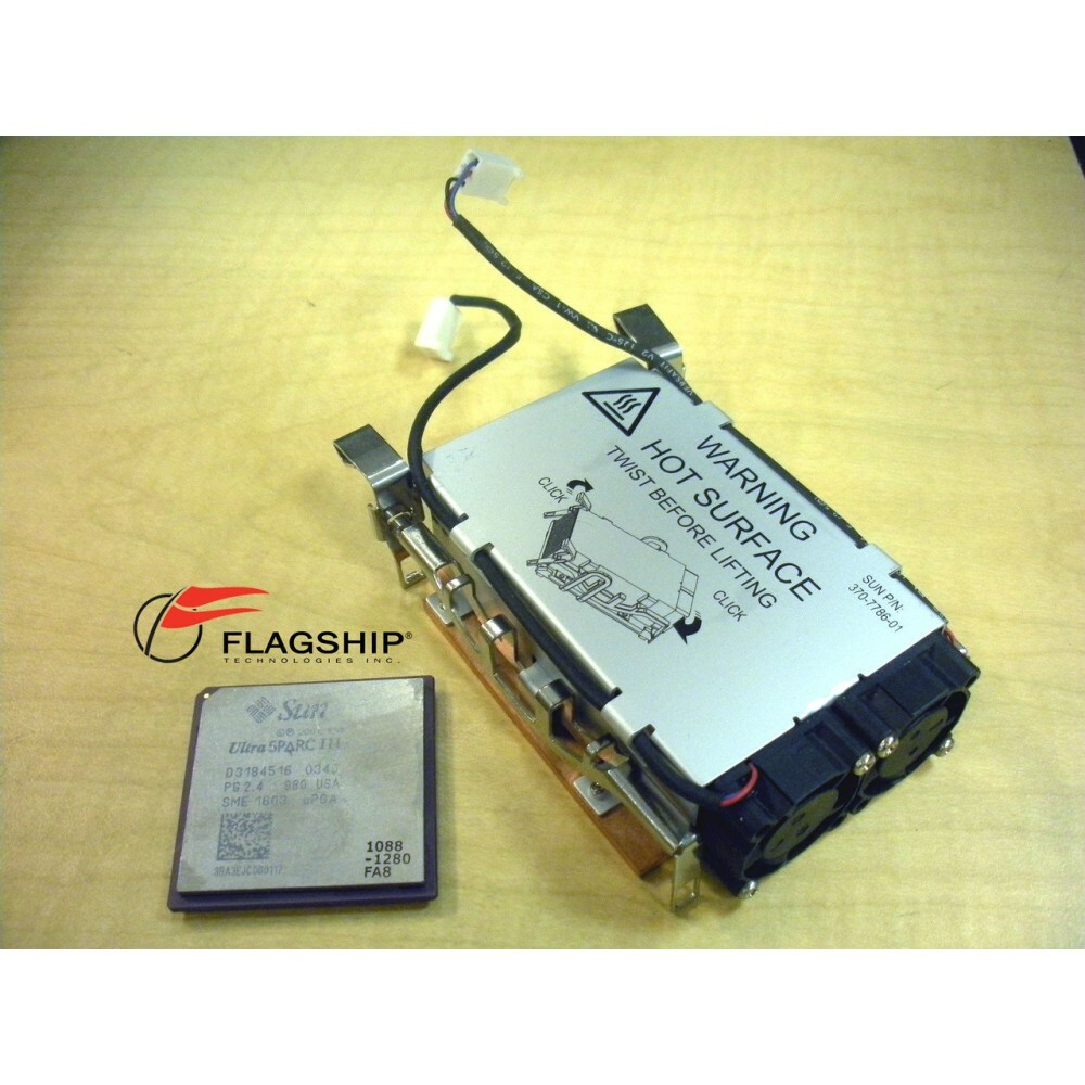 Sun X7412A 1.28GHz UltraSPARC IIIi Processor with Heat Sink for V240 Netra 240