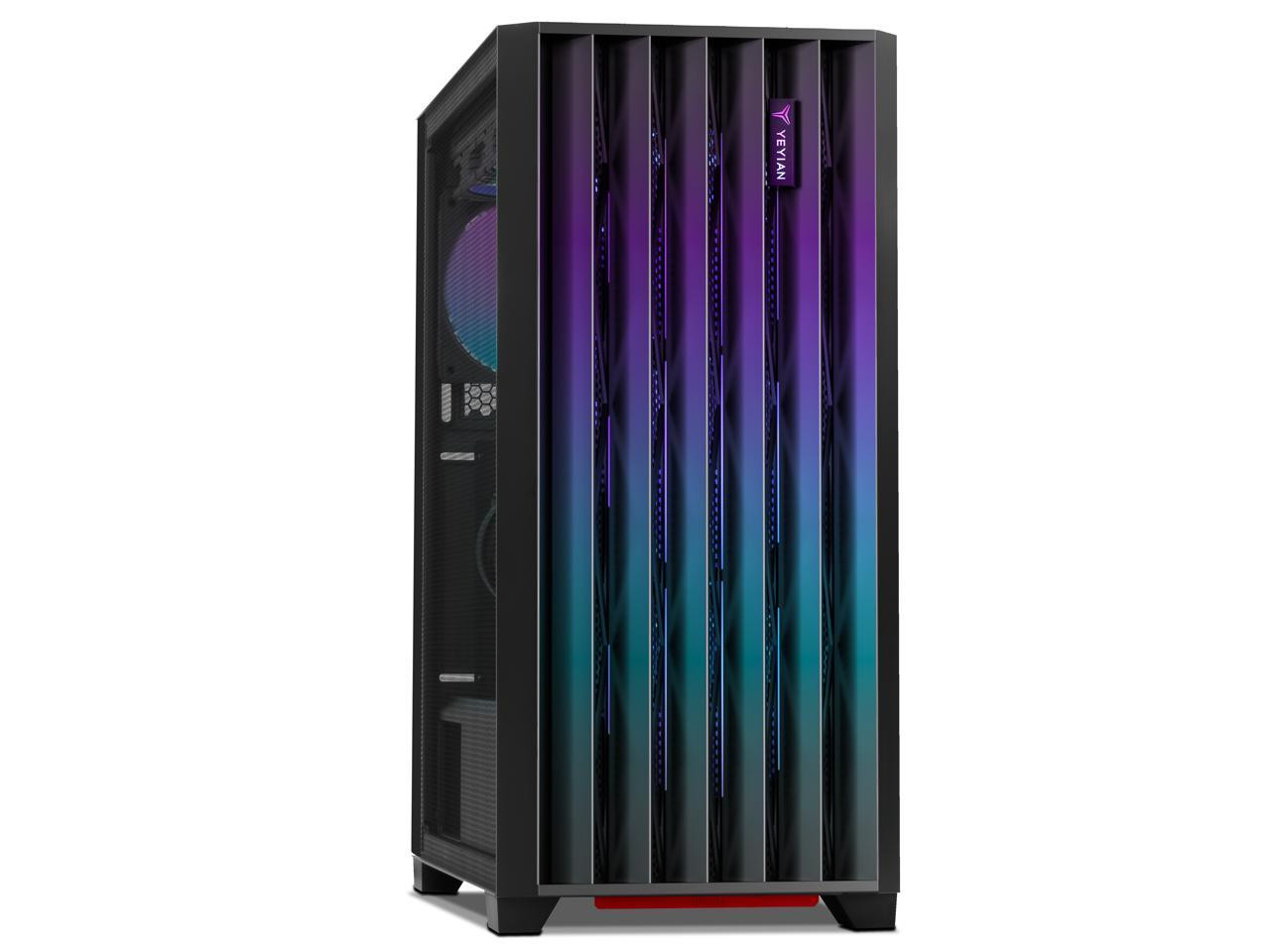 Yeyian Gaming Desktop PC WARRIORS Phoenix Iron Mesh AMD Ryzen 7 9800X3D 32GB DDR