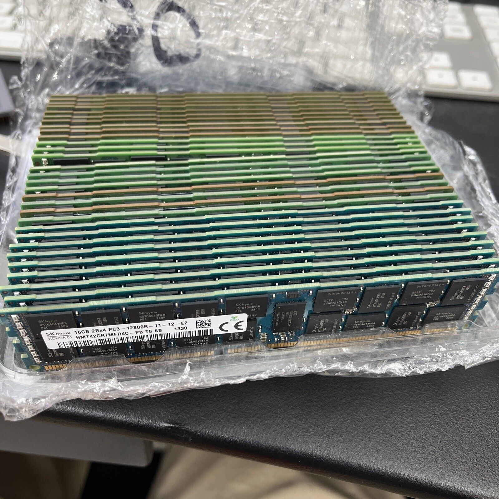 Lot of 30 MIXED 16GB 2Rx4 PC3-12800R ECC Server Ram Memory