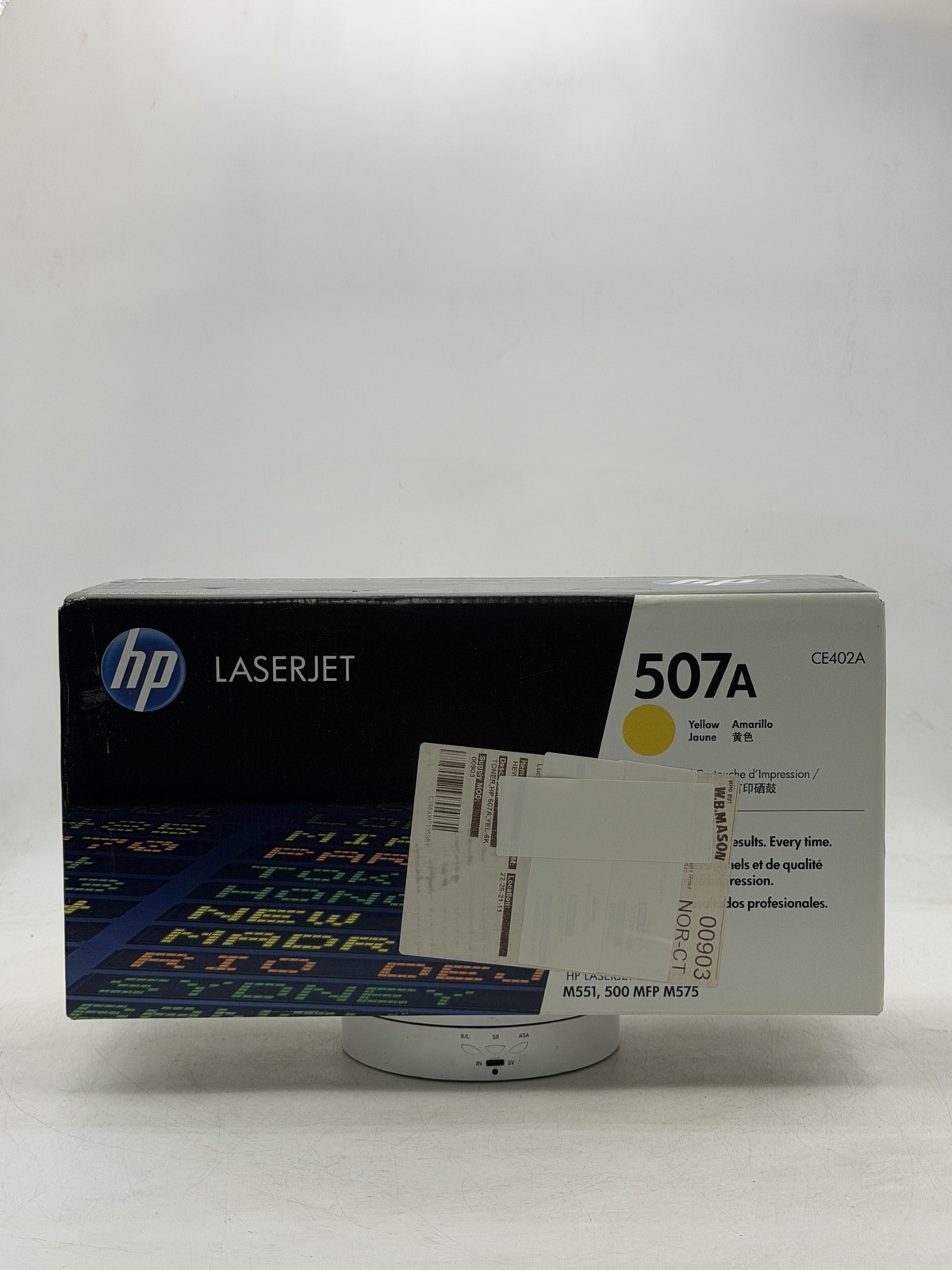 New HP 507A Yellow Toner CE402A Genuine Original Enterprise 500 M551 M575