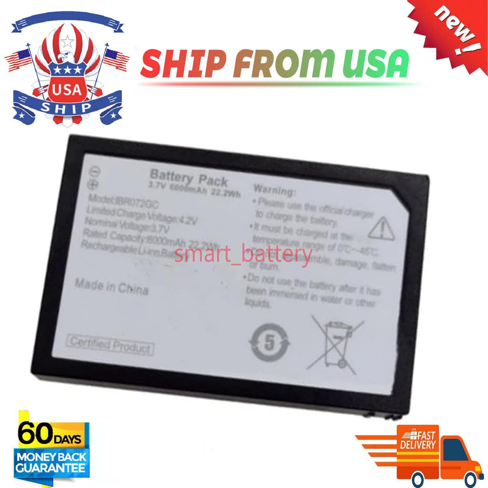 IBR072GA rechargeable Li-ion Polymer battery for IES Kami IBR072GC AD201-1 3.7V