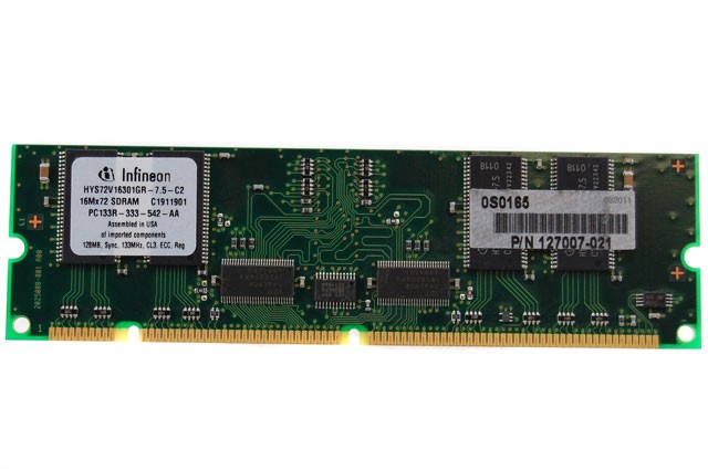 INFINEON HYS72V16301GR-7.5-C2 128MB Dimm 127007-021