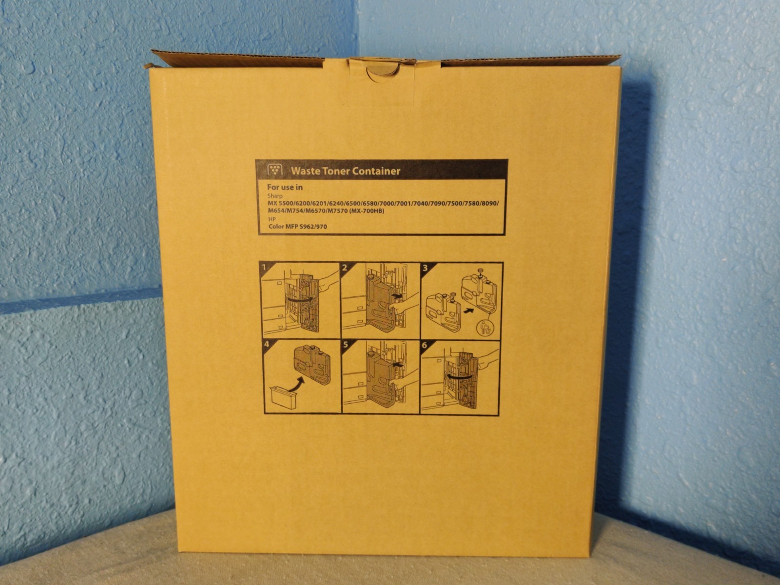 Genuine OEM Sharp MX-700HB Waste Toner Container - NEW