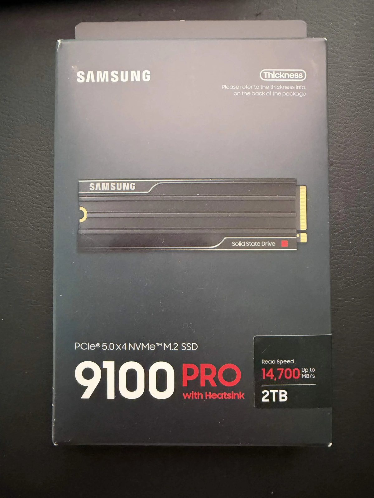Samsung - 9100 PRO 2TB with Heatsink Internal SSD PCIe Gen 5x4 NVMe, SHIPS FAST
