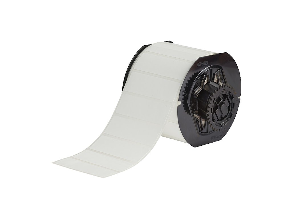 Brady B33-18-8591-WT - Polyester Labels, All Weather, for B33, White, 1' x 3',