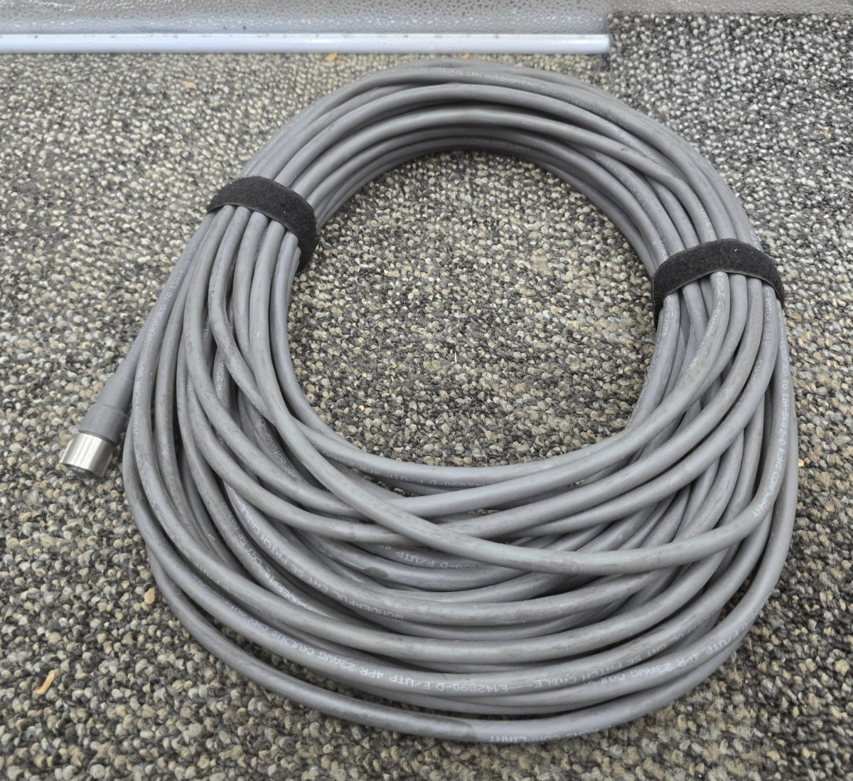 E142890-D 100FT CAT 5E Patch Cable F/UTP 4PR 23AWG CMX Outdoor CMR