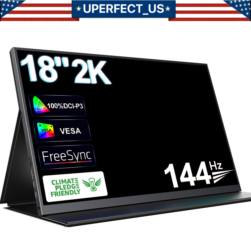 UGame K118 18" 2K 144Hz Portable Monitor Gaming Monitor Screen For PS6 PS5 Handy