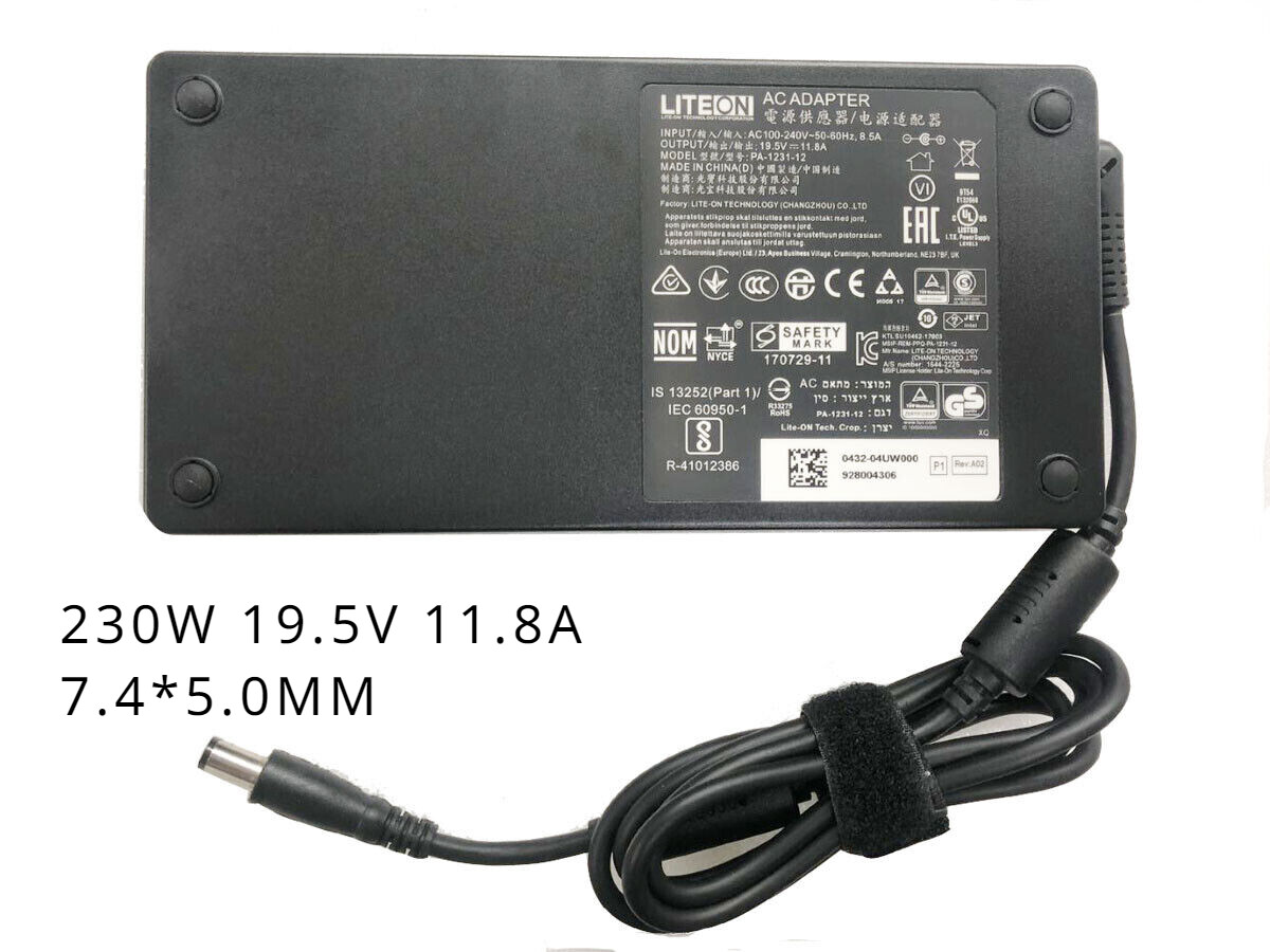 LITEON 230W AC Power Adapter for Intel NUC 11 NUC11PHKi7C RNUC11PHKi7C001 7.4MM