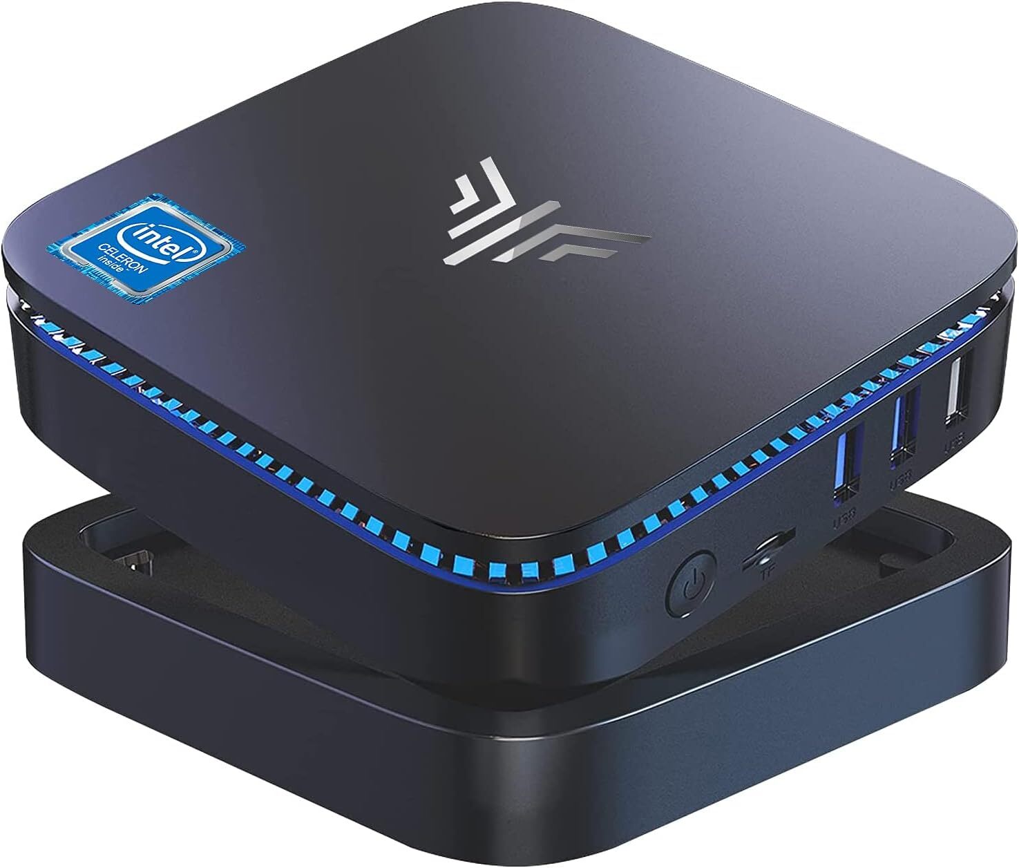 KAMRUI 4K Mini PC AK1Plus Intel N5030 (Up to 3.1GHz) 12GB LPDDR4 256GB SSD WiFi5
