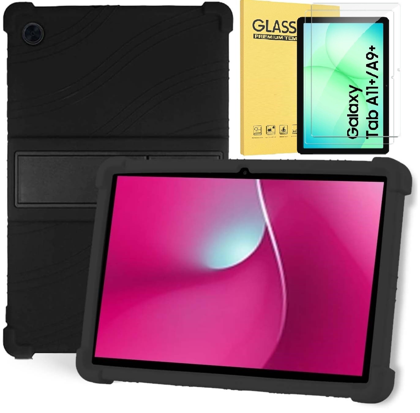 Shockproof Case for Samsung Galaxy Tab A11+/ A9 Plus 11 Inch Rugged Cover Stand
