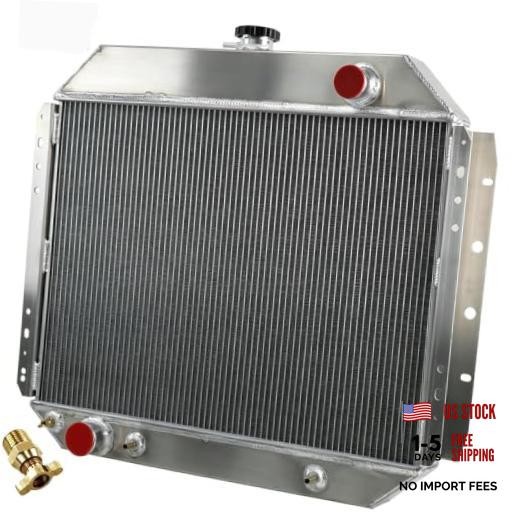 4 Row Aluminum Radiator For 1966-1979 1975 1976 1977 1978 1979 Ford F100 F150
