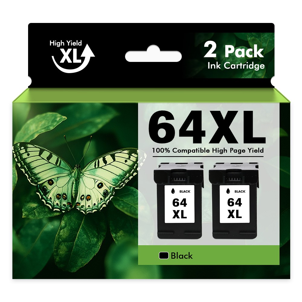64XL Ink Cartridges for HP Envy Photo 6220 6252 7155 7158 7164 7855 7858 Printer