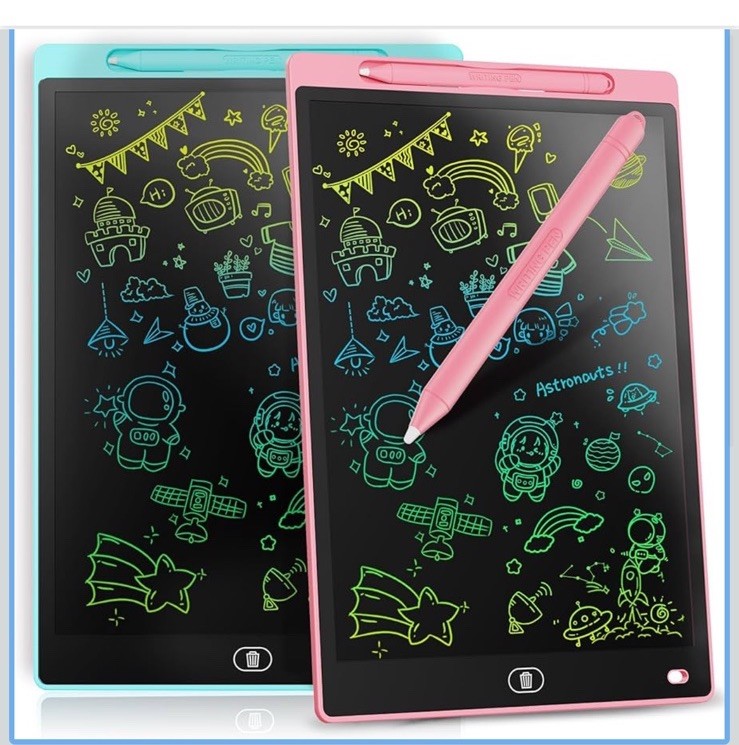 Genialba LCD Writing Tablet 8.5-Inch Colorful 8.5-inch, Pink&Blue