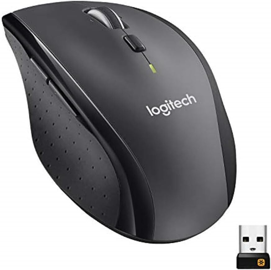 👍Logitech M705 Marathon Large Wireless Optical Mouse LOW PRICE Graphite
