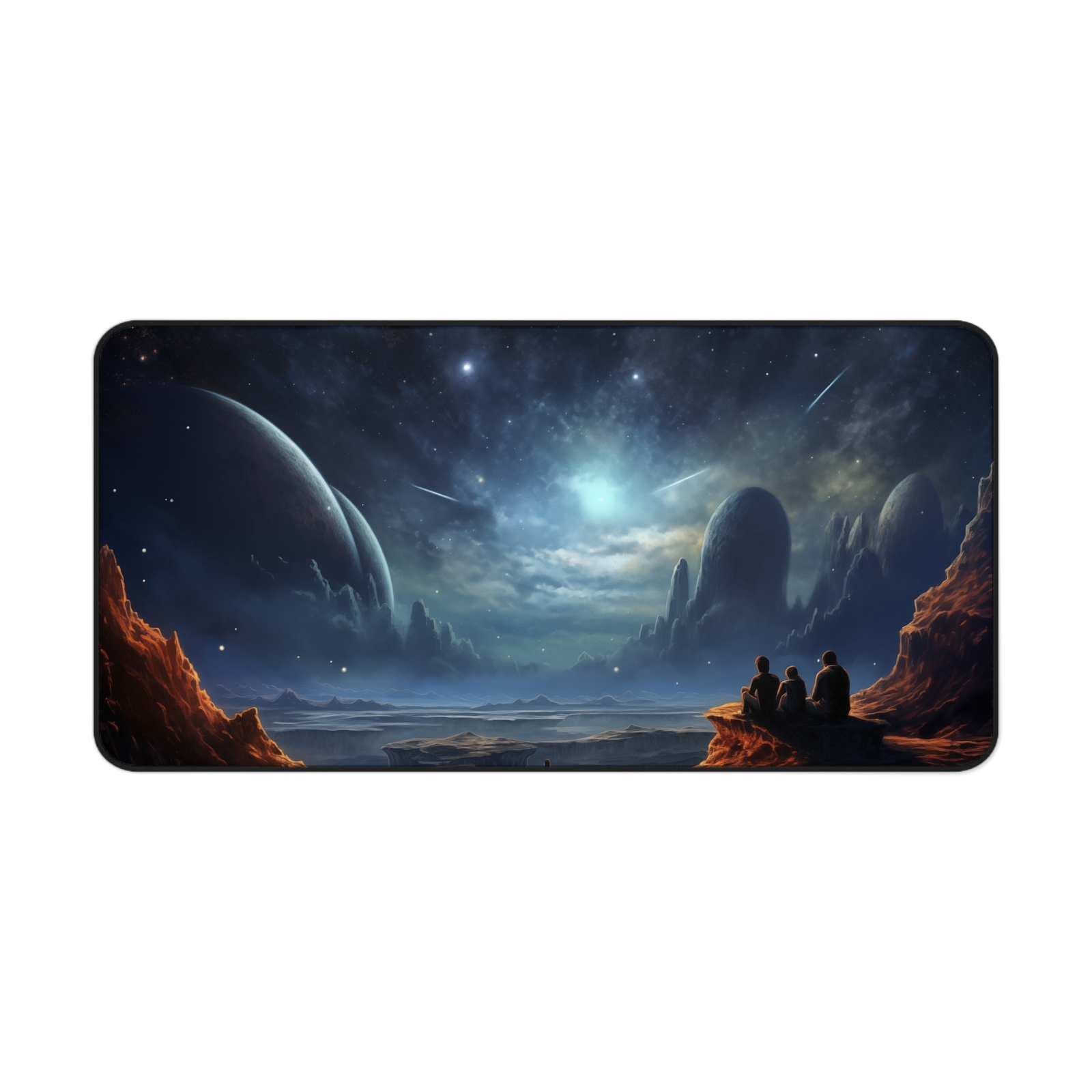Stargazing Aliens Mouse Pad, Mouse Mat, Large XL Deskmat, Gaming Mouse Pad
