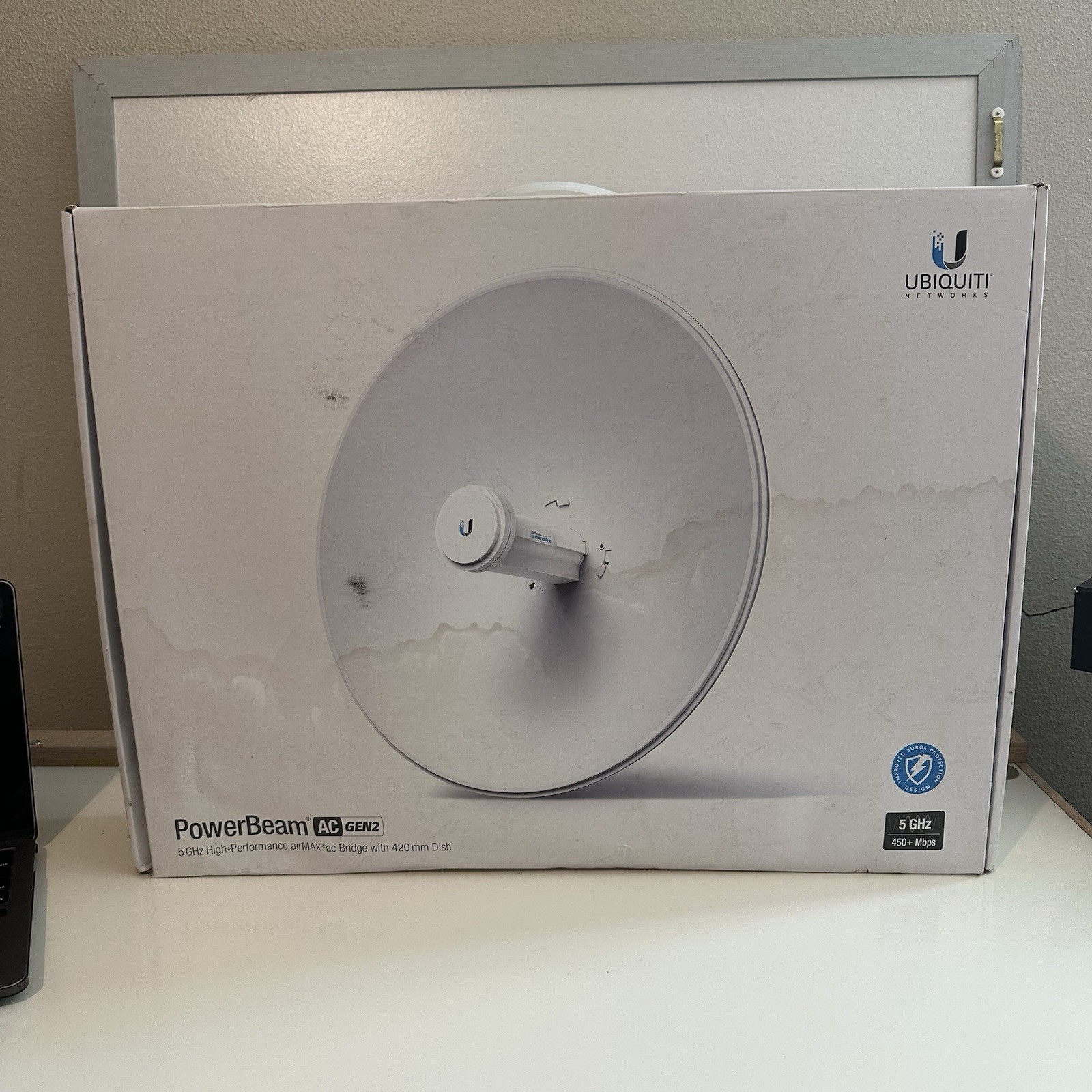 Ubiquiti PowerBeam 5AC Gen2 PBE-5AC-Gen2-US 5GHz 420mm Dish Open Box