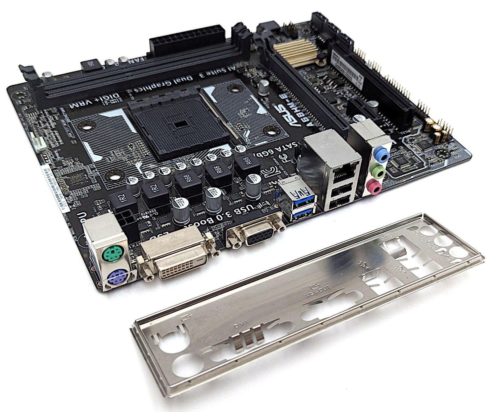 ASUS A68HM-E Micro ATX Desktop Motherboard Socket FM2 / FM2+ DDR3 SDRAM AMD A68H