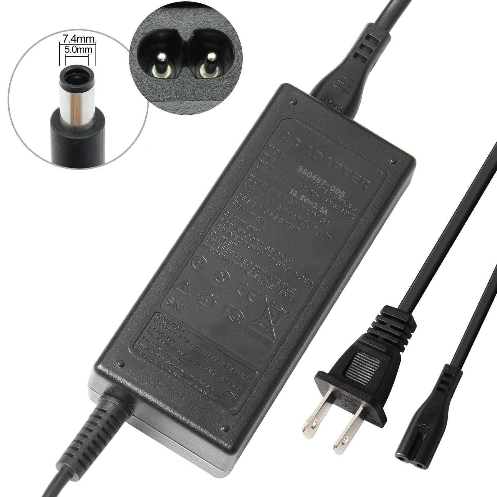 for HP ProBook 430 440 450 470 G1 G2 G3 AC Adapter Power Supply Cord 65w