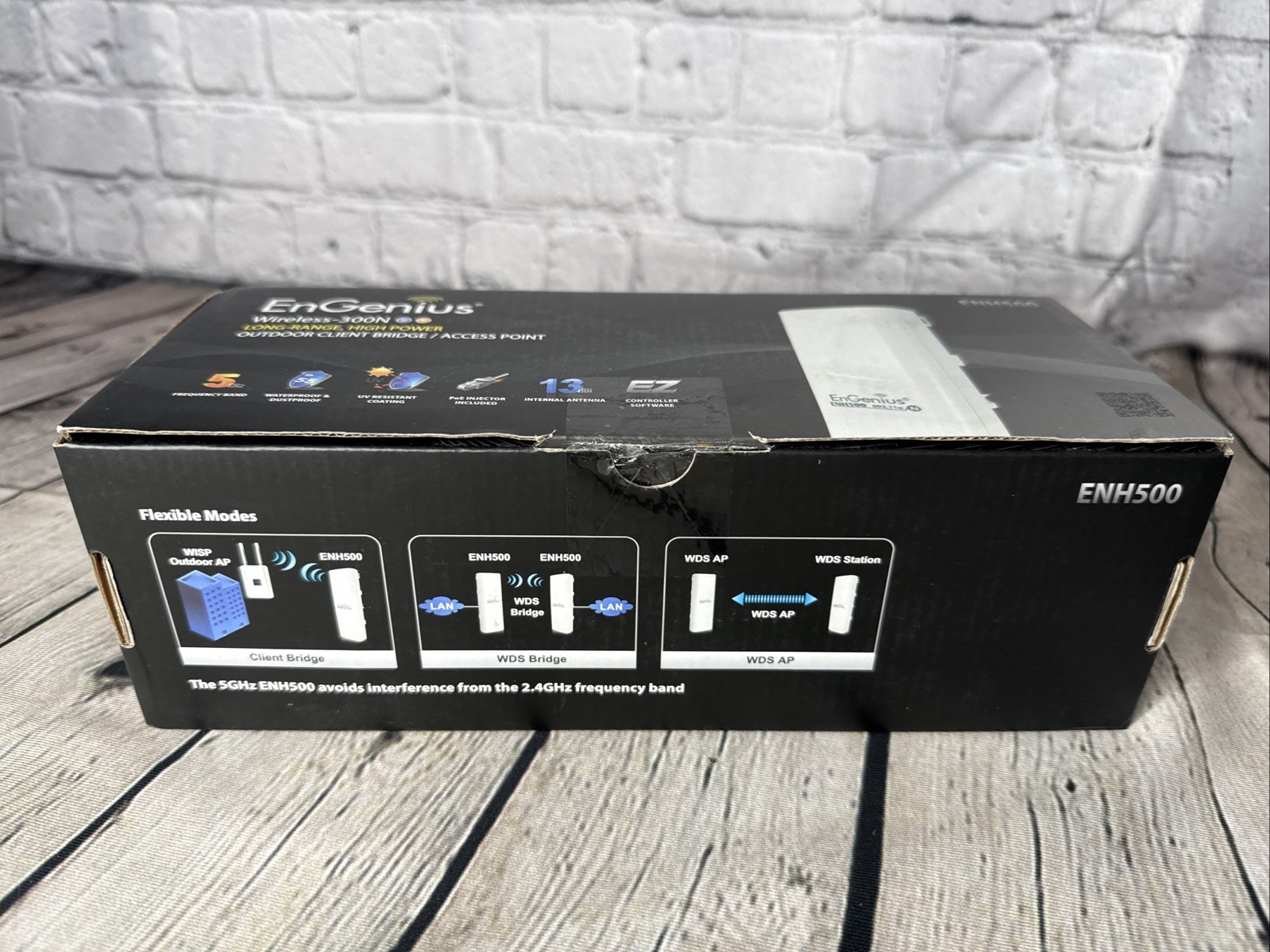 EnGenius ENH500 Long-Range 802.1x 5GHz Wireless Outdoor Bridge    Access Point