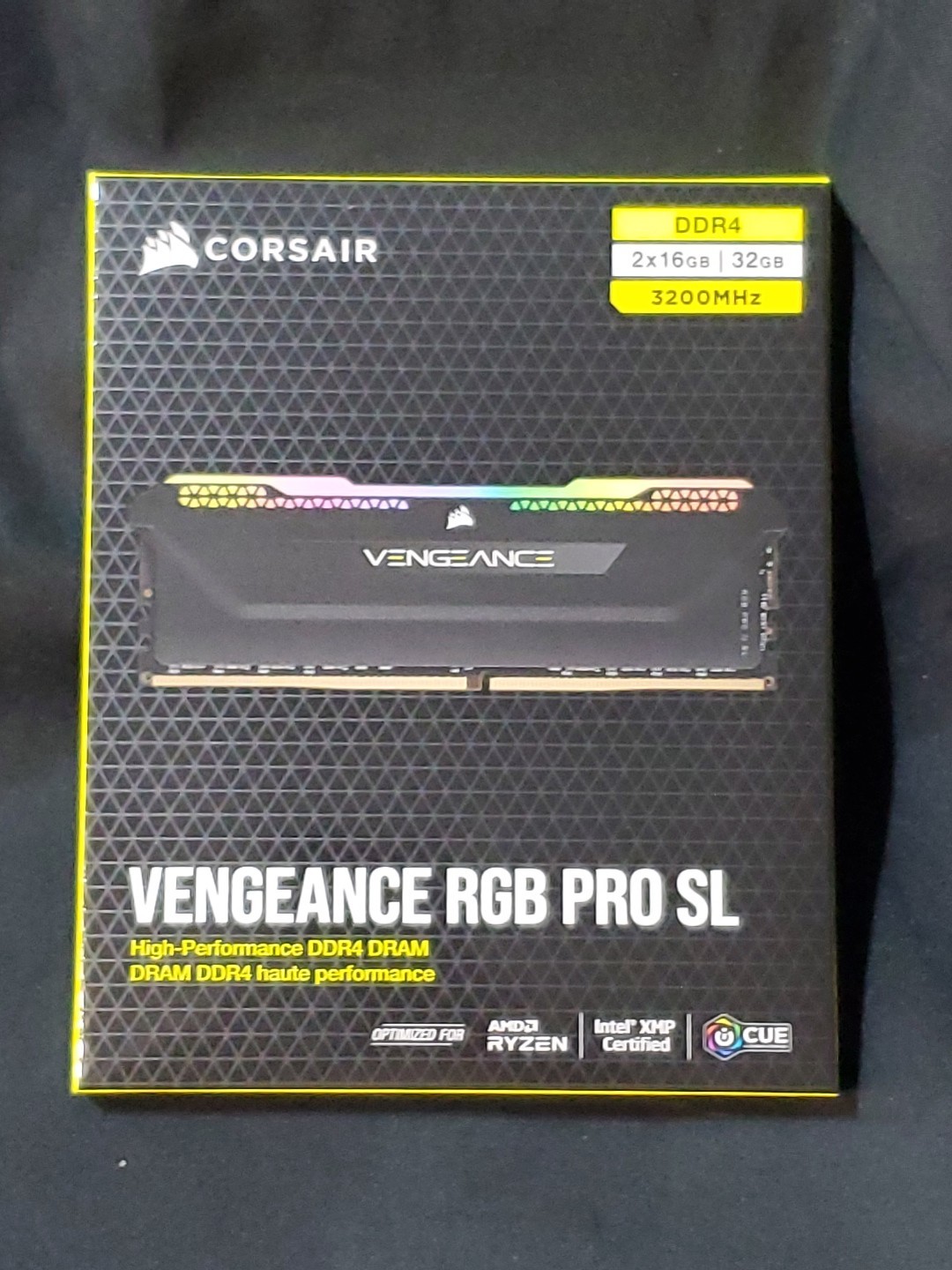 Corsair Vengeance 32GB (2x16GB) PC4-25600 (DDR4-3200) Memory...