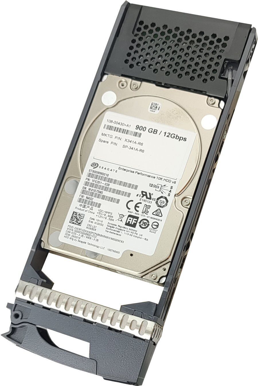 compatible NetApp X341A-R6 900GB 10K SAS 12G 2.5" Hard Drive for DS224C DS2246