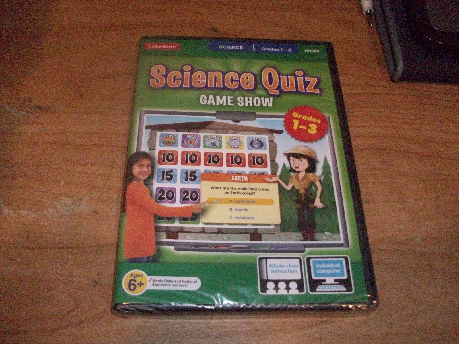 Science Quiz Interactive Game Show Grades 1-3 CD ROM WIN/MAC NEW