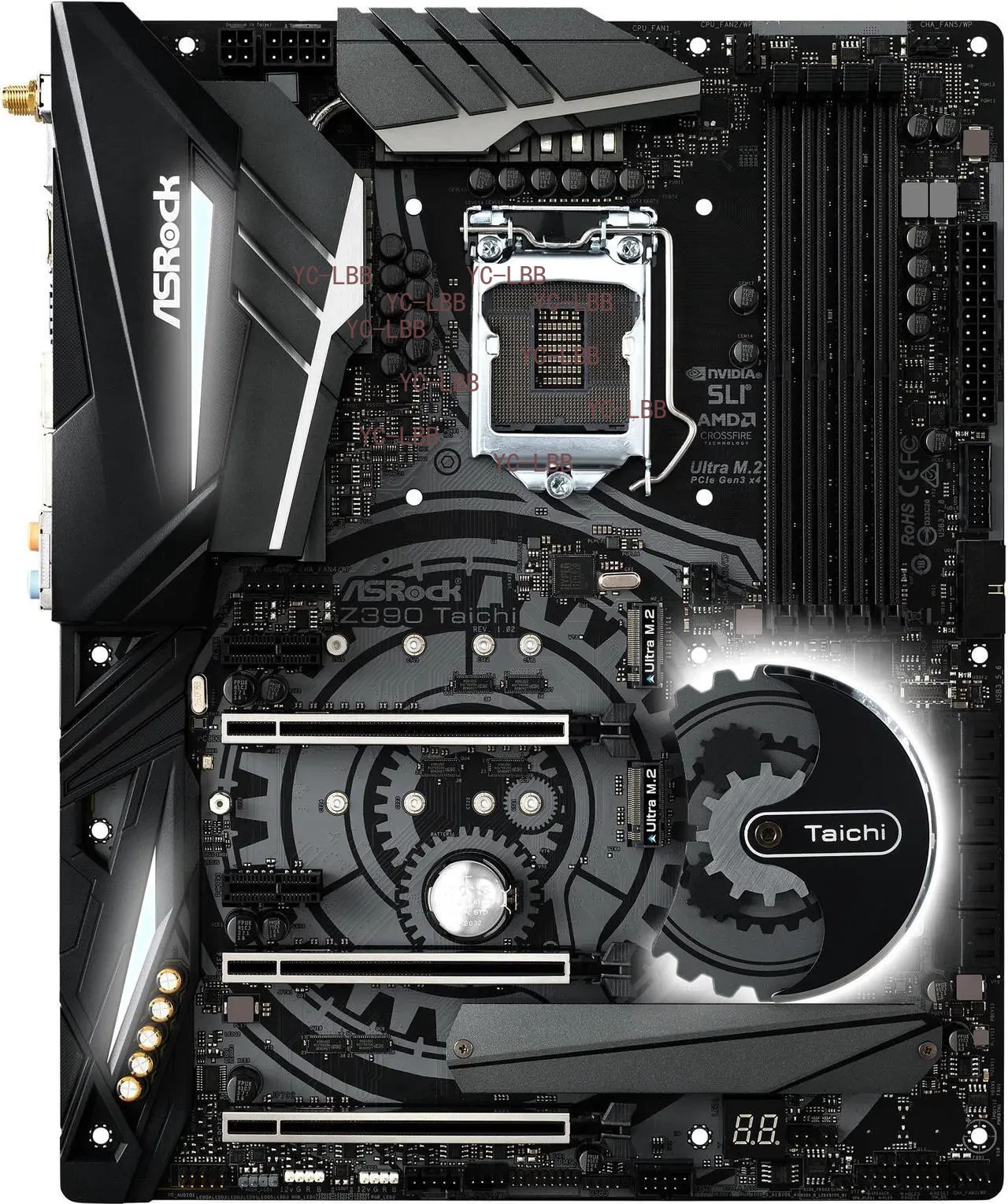 ASRock Z390 Taichi LGA 1151 (300 Series) Intel Z390 ATX Intel Motherboard