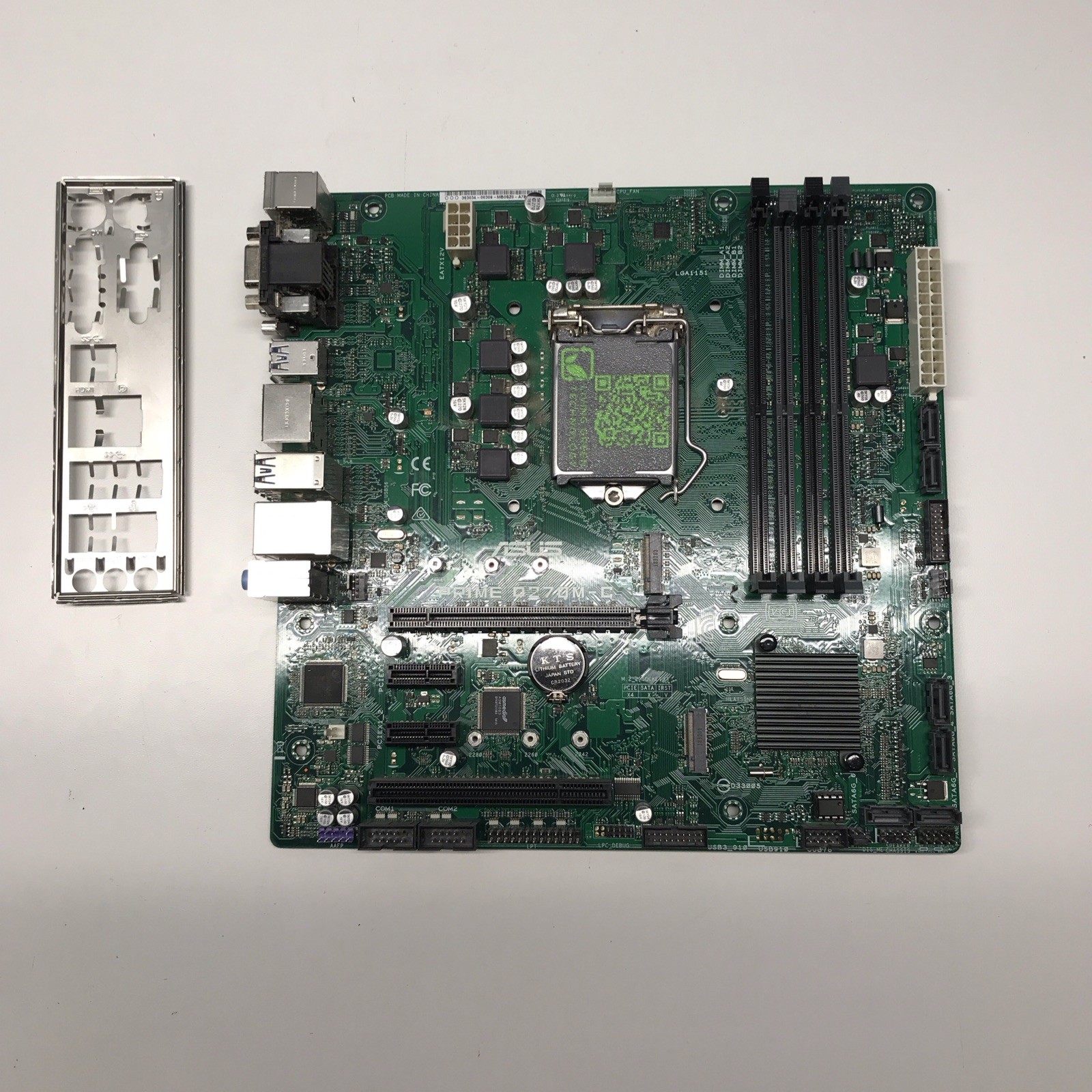 ASUS Prime Q270M-C Intel LGA1151 DDR4 Micro-ATX Motherboard w/ IO Shield