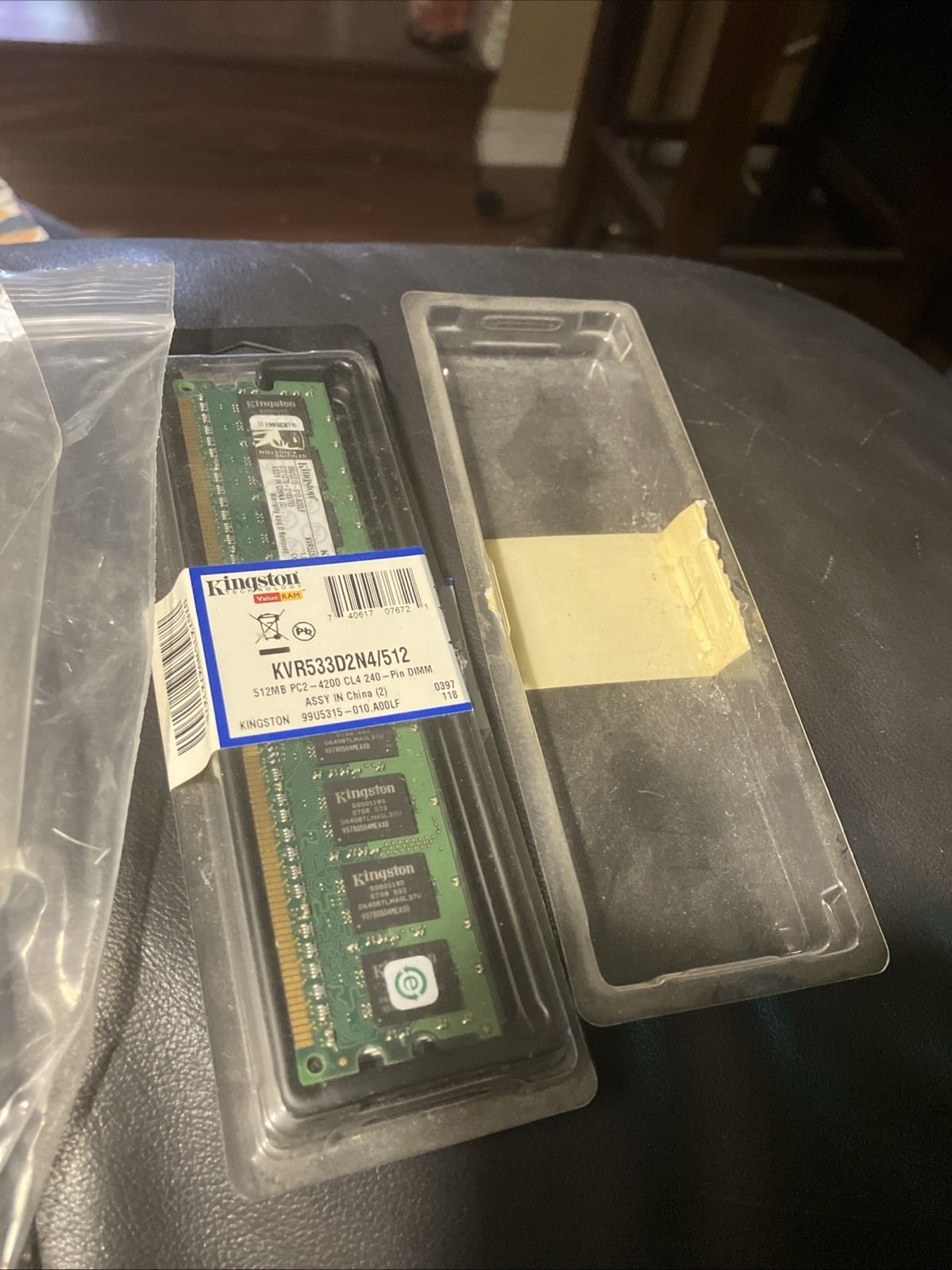 Kingston KVR533D2N4K2/512 512MB Random Access Memory RAM New