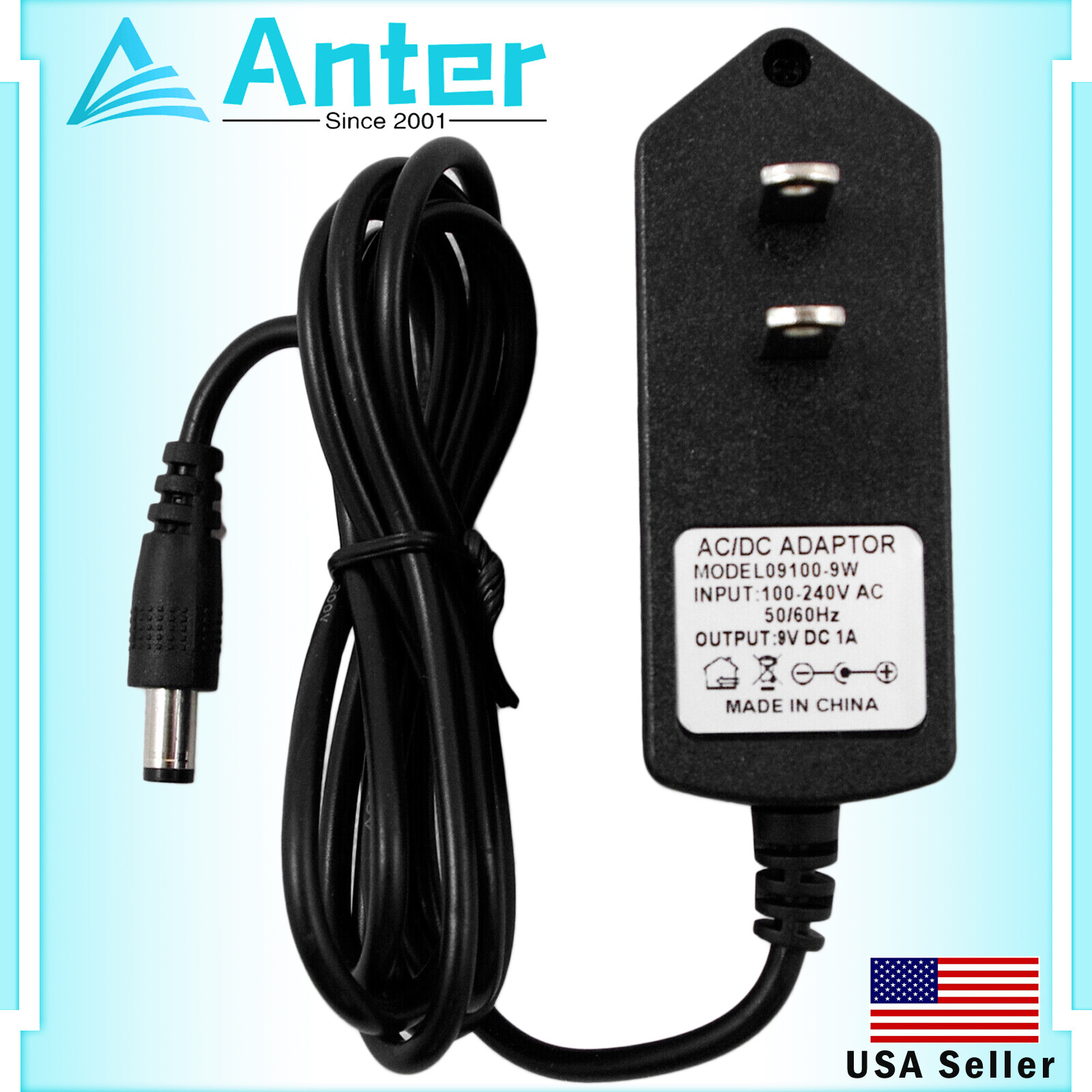 9V AC / DC Power Adapter For Lexicon Reflex Alesis SR16 HR16 DM5 P3 M-EQ MEQ-230
