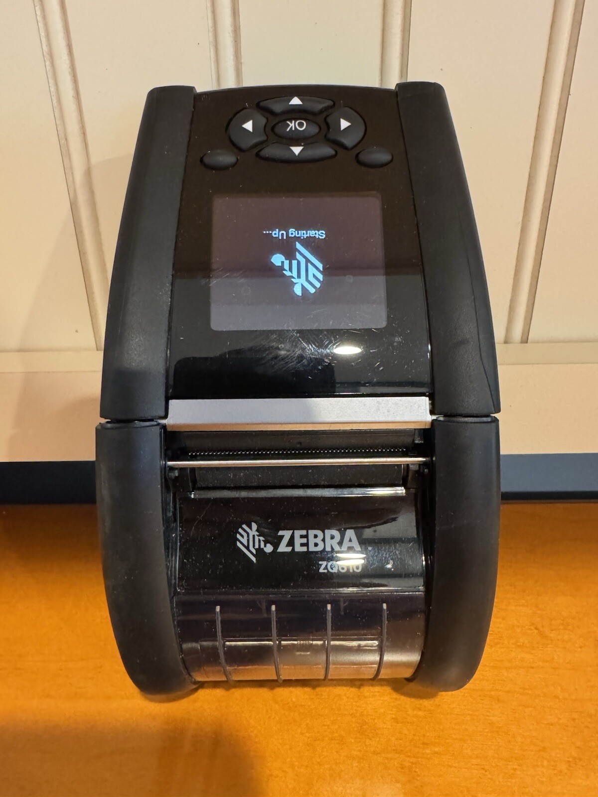 Zebra ZQ61-AUFA000-00 Barcode Label Printer w charging cradle