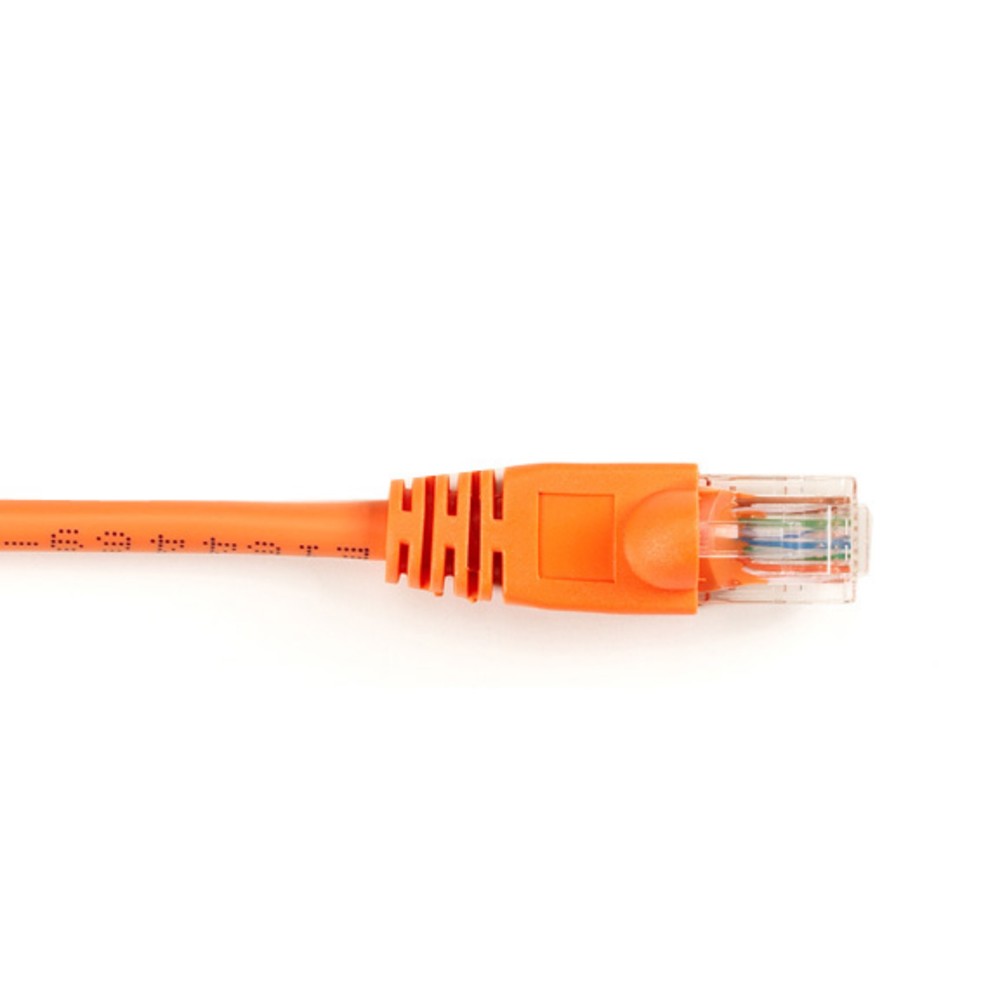 BLACK BOX CAT6PC-007-OR Cat6 250-Mhz Molded Snagless Stranded Ethernet Patch