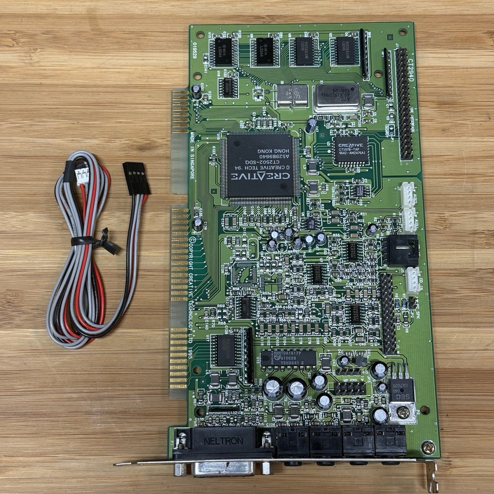 Creative Labs CT2940 Sound Blaster 16 PnP ISA Sound Card  CD Audio Cable G2U